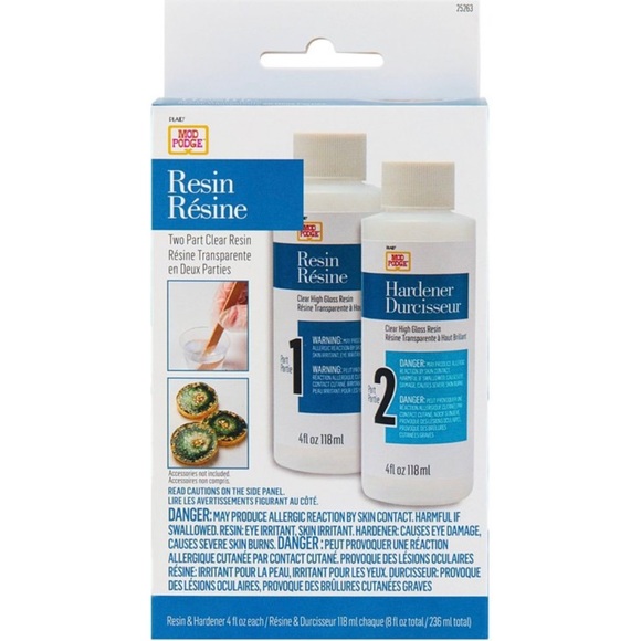 NIB Mod Podge Clear High Gloss Art Resin and Hardener, 4oz Bottles, 8oz Total - Picture 9 of 9